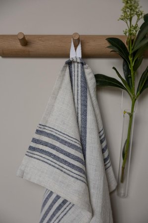 Storefactory Karlevi Kjøkkenhåndkle Resirkulert-Bomull Blå 45x65