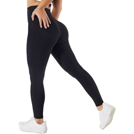 Yoga Bukser med Høj Talje til Kvinder, Squat-sikre Nylon Tights, Mavekontrol Leggings til Pilates, Grundlæggende Fitness, Daglig Brug