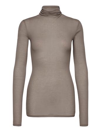 Massachusetts T-shirts & Tops Long-sleeved Grå American Vintage