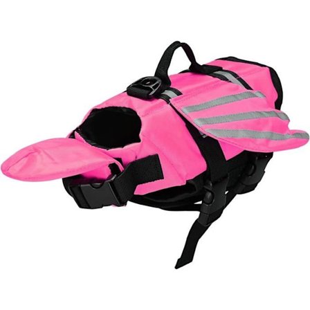 Justerbar redningsvest for hund, sikkerhetsvest for hunder med håndtak for svømming, surfing, seiling