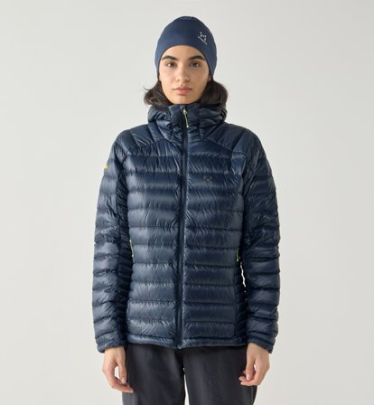 Haglöfs L.I.M Down II Hood Women Tarn Blue - Naiset - S