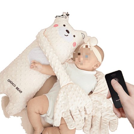 Lugnande Klappande Hand Leksak för Bebisar – Fjärrkontroll Sömn Komfort Plysch