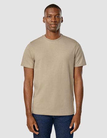 Shaping New Tomorrow - Supima T-Shirt - Wooden Beige - Herre - Størrelse XXXL