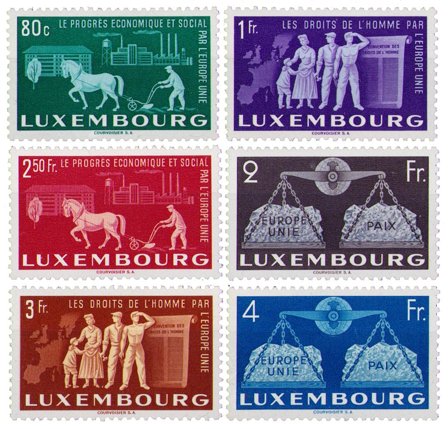 Luxembourg 1951 - MICHEL 478-483 - Postfrisk