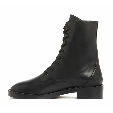 Stuart Weitzman Sondra Shine Bootie Sort, Dame Støvler, Størrelse: 41 EU