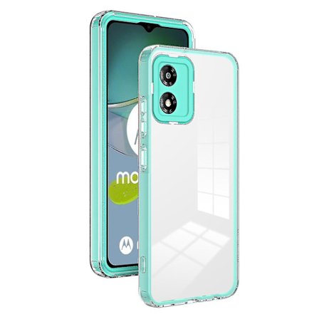 Til Motorola Moto E13 4g 3-i-1 Gennemsigtigt Cover Kamerabeskyttelse Tpu + PC Stødsikkert Etui