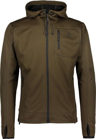 Alaska 1795 M's Sniper Powerfleece Hoodie Moss Brown