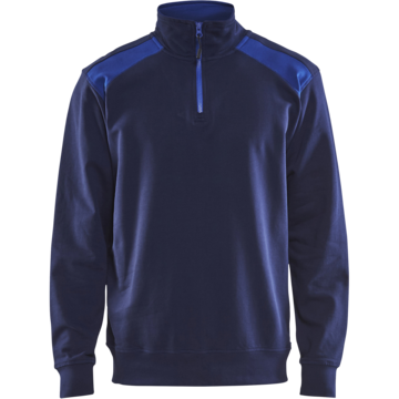 Tröja med Half-Zip Blåkläder 3353