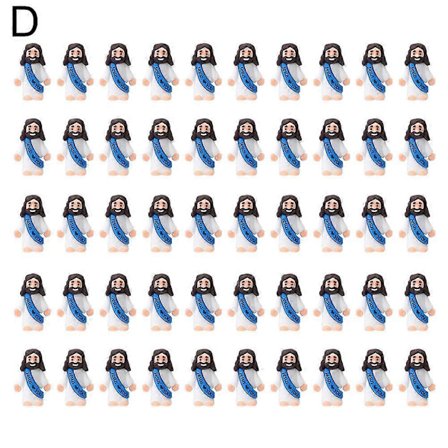 50 stk. Mini Jesus Figurer Påske Jesus Elsker Dig Jesus Legetøj små Jesus Figurer[D]