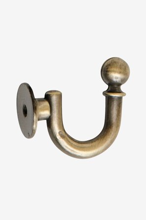 Hasta - Båndkrok 2-pk - Messing - Gardintilbehør - Fra Homeroom