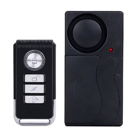 Stöldskydd Cykel Motorcykel Alarm, Trådlös Säkerhet Vibration Mot