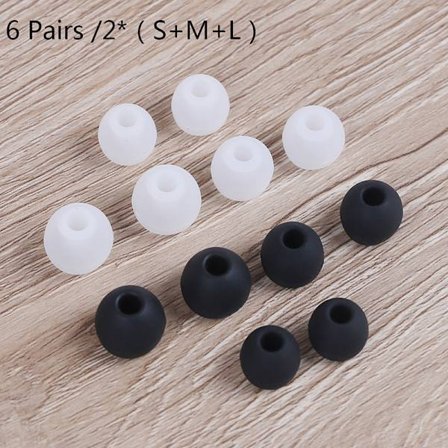 6 par/2*(S+M+L) universal in-ear hörlurar hörlurar hörlurar si