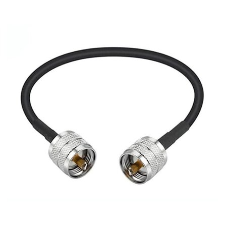 Ammattimainen Uhf Uros Pl259 - Uhf Uros Pl259 Koaksiaalikaapeli, Joustava Koaksiaalinen Laadukas Vähähäviöinen Rg58 Ham Radioon Ja Antenniviritin, 15 