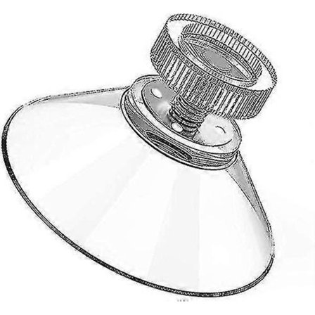 Sugekop 40mm, 8 Stykker Krog Sugekop M4 Gevind Rustfrit Stål