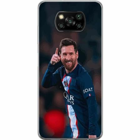 Xiaomi Poco X3 Nfc Genomskinligt Skal Lionel Andrés Messi