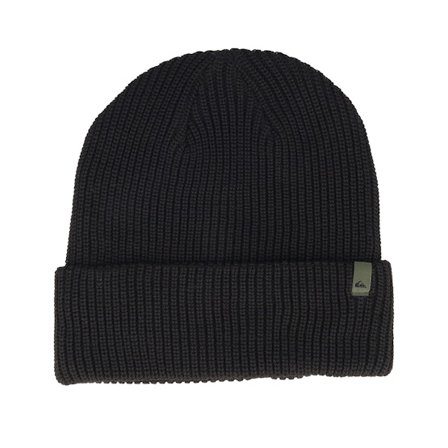 Quiksilver - Noir cuff Bonnet - The Green Bean Black Cuff @ Hatstore