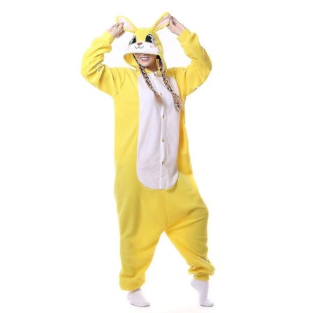 Gul Kanin Pyjamas Dyre Onesie Enhjørning Pyjamas Pegasus Kostyme Kigurumi Pyjamas Halloween Cosplay[HK]