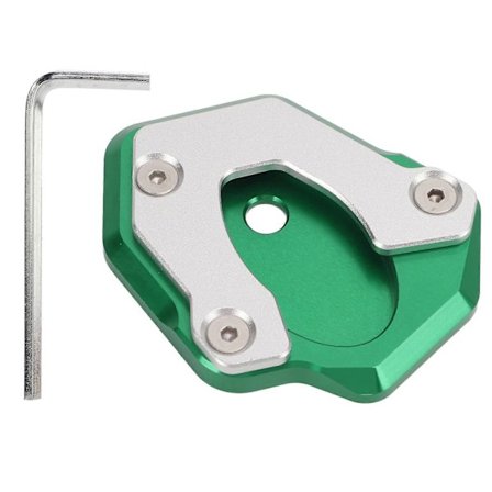 Motorsykkel Støttefot Utvidet Plate Aluminium Legering Erstatning for Z650 Z900 2017?2019 Grønn