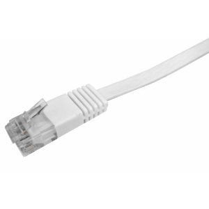 LogiLink CAT5e UTP Flat Patch Cable AWG 30 white,