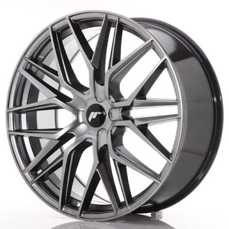 Jante Alu 22" Japan Racing JR28 22x9 ET30-45 5H Blank Hyper Blac