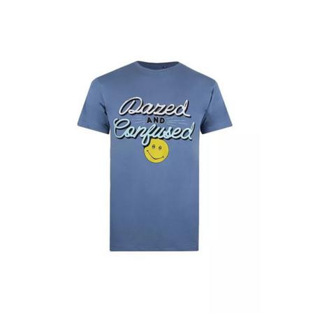 Omtumlad & Förvirrad Man Script T-shirt L Indigo