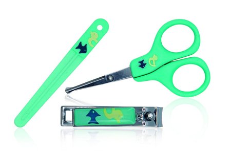 Nûby Neglesæt, neglesaks, negleklipper, neglefil Neglesaks, negleklipper, neglefil, Børn & Forældre, Bad & Pusletid, Neglepleje Til Børn