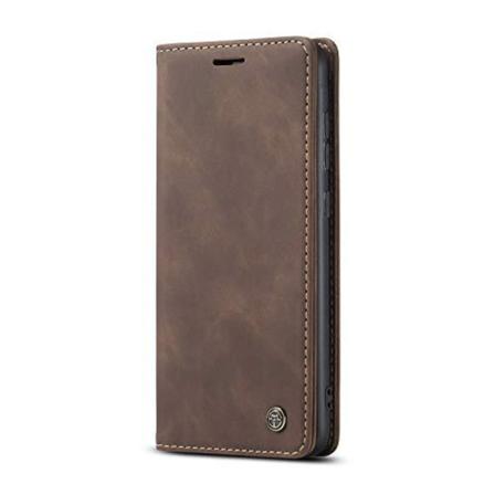Hög kvalitet plånbok Läderfodral för Samsung S20 mörk brun DarkBrown