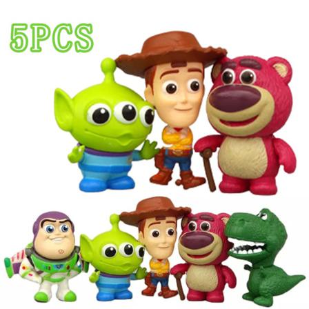 5 St Toy Story Buzz Lightyear Minifigurer Leksaker Julklappar För Barn