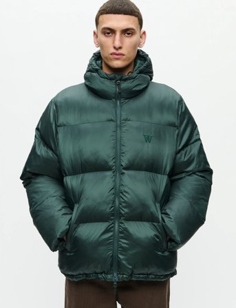 WOOD WOOD Wwclaus Puffer Jacket 25233 - Green - M