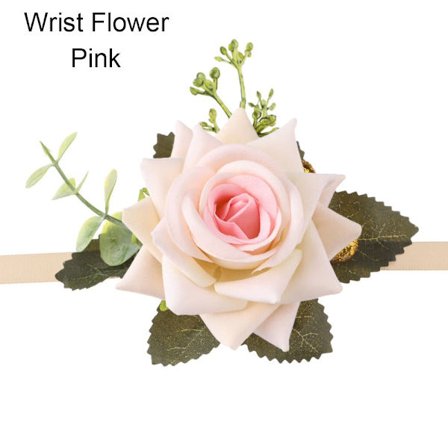 Bride Wrist Flower Hand Blommor ROSA HANDLEDSBLOMMA