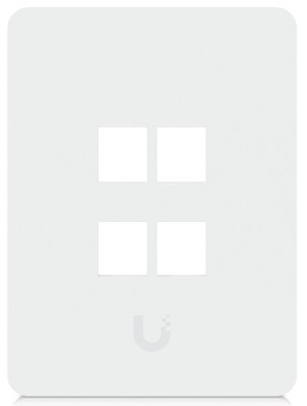 Ubiquiti Universal Paintable Keystone Wall Plate, 4-Pack