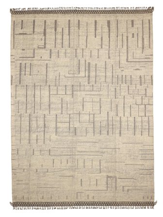 Stort Berber Style Teppe 379X474 Ull