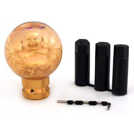 Bil med personlig modifierad växelspak Buddha växelspakshuvud manuell växelspak universell växelspak