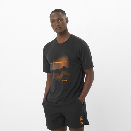 Salomon - Shkout Core Gts Ss Tee M - Deep Black