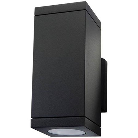 SG Armaturen Echo Veggarmatur svart, 2 x 4,5 W, Belysning