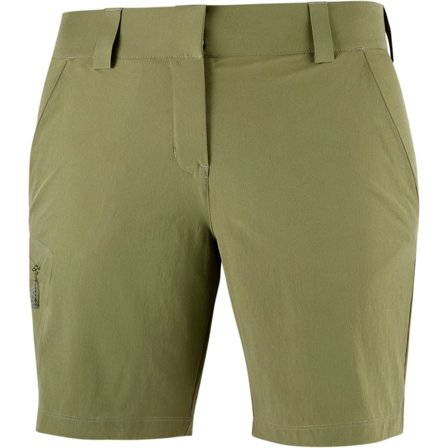 Salomon Women's Wayfarer Shorts Women hiking shorts Green 38