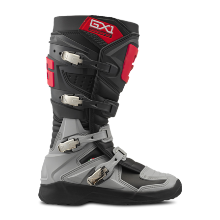 Stivali Cross Gaerne GX1 EVO Nero/Rosso/Grigio 45