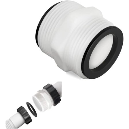 38 mm Pool Connector Kit til Intex Coleman 38 mm Slange Connector, Pool Slange Adapter til Intex Pumper til 38 mm Pool Slanger, til Pool Diverter