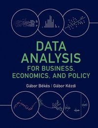 Data Analysis for Business, Economics, and Policy, ISBN: 9781108716208