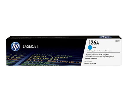 HP Toner CE311A 126A 1K Cyan - Lyreco - Toner och bläck - Tonerkassetter - Toner HP