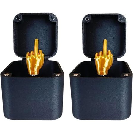 Rolig Pitkä Sormi Laatikossa - Työpöydän Sisustus Vitsilahja Halloweeniin, Jouluun & Syntymäpäivään, Uutuus Toimistolelu & Kodin Koriste