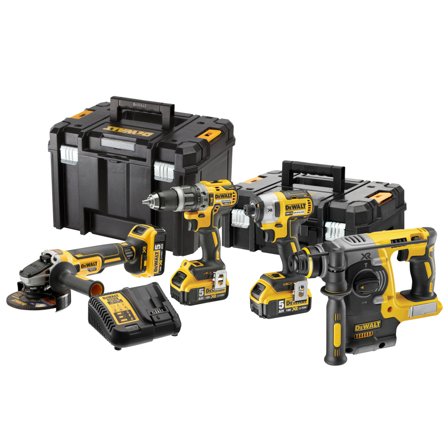 Dewalt DCK422P3T-QW Verktøypakke, Maskiner