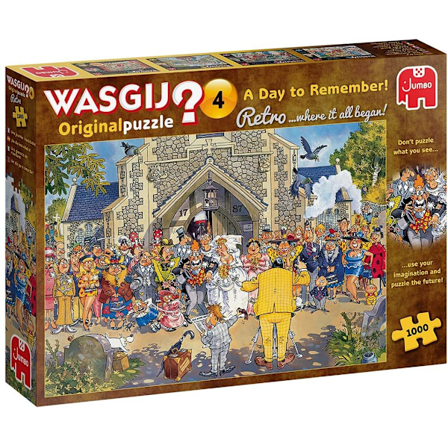 Jumbo Wasgij Retro Original A Day To Remember! Puslespil 1000 brikker