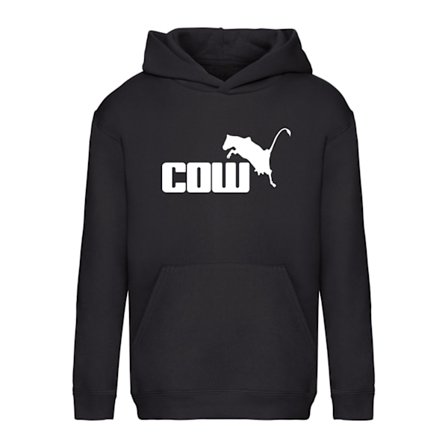 Cow - Hoodie / Tröja - BARN