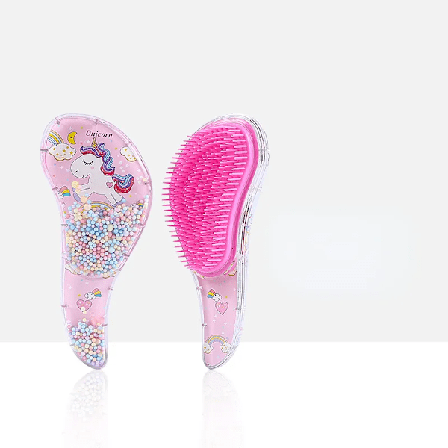 Tegneserie Magic Kam Antistatisk Massage Enhjørning Hår Børster Tangle Detangle Bruser Massage Hårbørste Kam