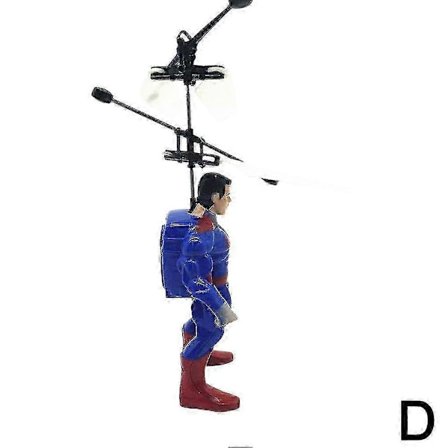 Induktiolla ohjattava valaistu lentävä lelu lapsille kaukosäädinominaisuudella