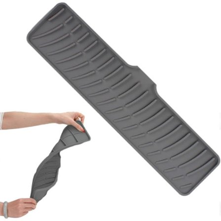 Stänkskydd för diskbänk - Silikonavloppsmatta runt kran | Avloppsdyna (FMY)