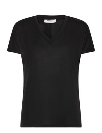 Mschfenya Modal V Neck Tee MSCH Copenhagen Black