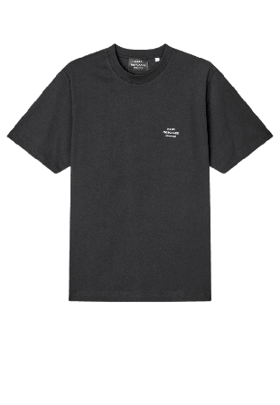 Mads Nørgaard Cotton Jersey Frode Logo Tee FAV T-shirts Herr Svart XXL