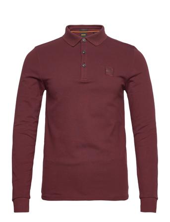 Passerby Polos Long-sleeved Punainen BOSS
